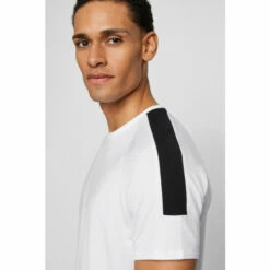 BOSS Mens White Fashion T-Shirt -BOSS Shop unnamed file 812