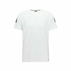 BOSS Mens White Fashion T-Shirt -BOSS Shop unnamed file 813