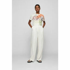 BOSS White Ehanni T-Shirt -BOSS Shop unnamed file 835