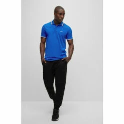 BOSS Blue Paddy Polo Shirt -BOSS Shop unnamed file 855