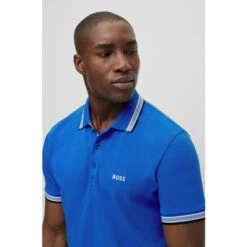 BOSS Blue Paddy Polo Shirt -BOSS Shop unnamed file 856