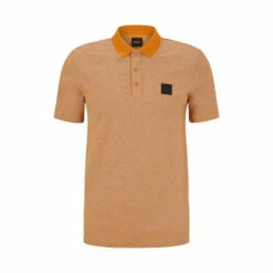 BOSS Oxford Polo Shirt Orange -BOSS Shop unnamed file 871