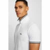 BOSS Curved White Paul Polo Shirt