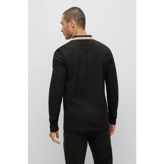 BOSS Plisy Polo Shirt Black 5 BOSS Plisy Polo Shirt Black - Image 3