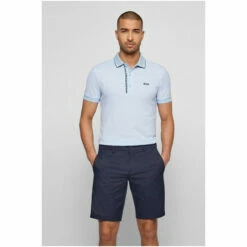 BOSS Paule 4 Polo Grey/blue -BOSS Shop unnamed file 988
