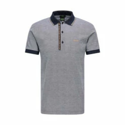 BOSS Paule 4 Polo Grey/blue -BOSS Shop unnamed file 989