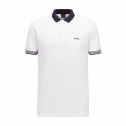BOSS Paule White Polo Shirt -BOSS Shop unnamed file 995